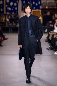 Model on the catwalk