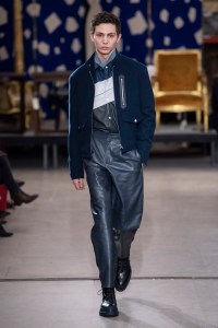 Model on the catwalk