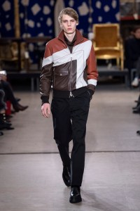 Model on the catwalk