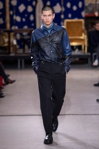 Model on the catwalk