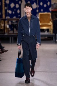 Model on the catwalk