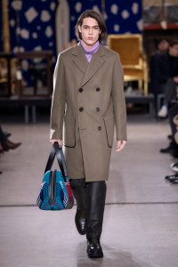 Model on the catwalk
