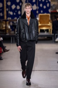 Model on the catwalk