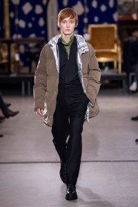 Model on the catwalk