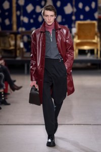 Model on the catwalk