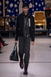 Model on the catwalk