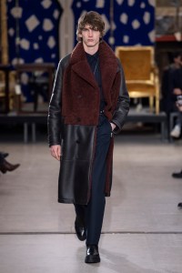 Model on the catwalk
