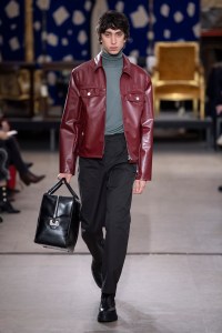 Model on the catwalk