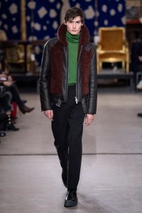 Model on the catwalk