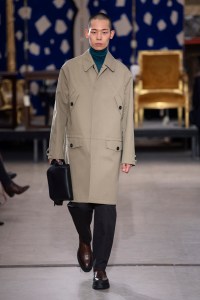 Model on the catwalk