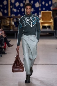 Model on the catwalk