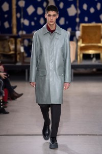 Model on the catwalk