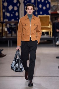 Model on the catwalk