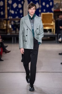 Model on the catwalk