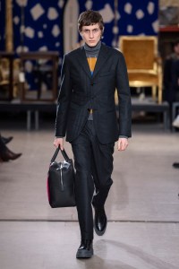 Model on the catwalk