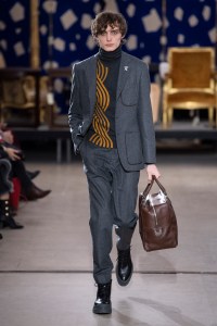 Model on the catwalk