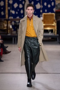 Model on the catwalk