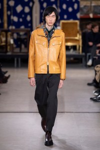 Model on the catwalk