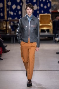Model on the catwalk