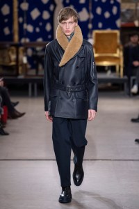 Model on the catwalk