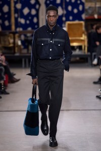 Model on the catwalk