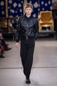 Model on the catwalk