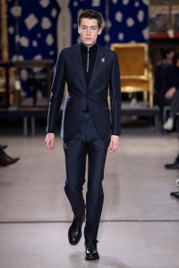 Model on the catwalk