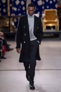 Model on the catwalk
