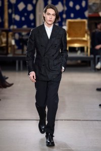 Model on the catwalk