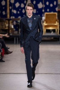 Model on the catwalk