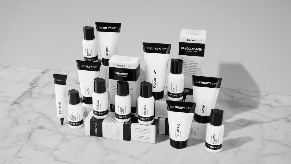 The Inkey List skin care range
