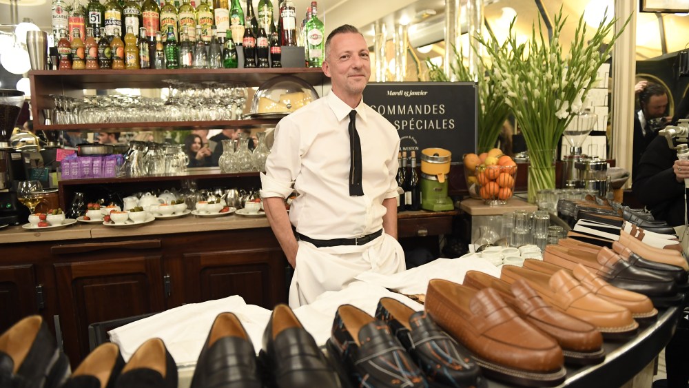 Olivier Saillard Turns Waiter for J.M. Weston Café Performance