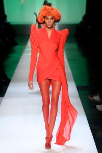 Cindy Bruna on the catwalk