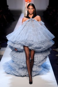 Cindy Bruna on the catwalk