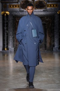 Model on the catwalk