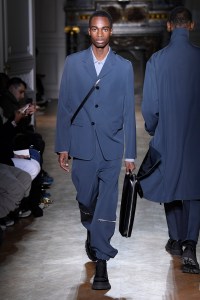 Model on the catwalk