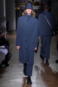 Model on the catwalk