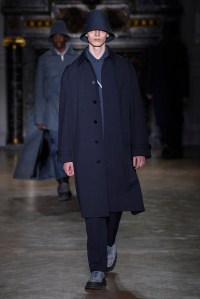Model on the catwalk