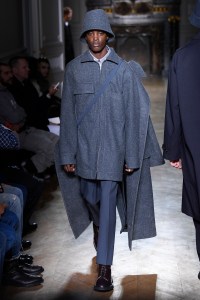 Model on the catwalk