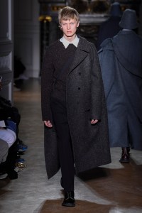 Model on the catwalk