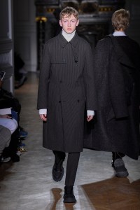 Model on the catwalk