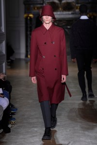 Model on the catwalk
