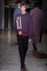 Model on the catwalk