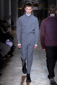 Model on the catwalk