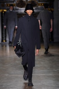 Model on the catwalk