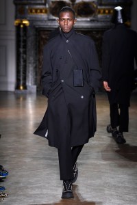 Model on the catwalk
