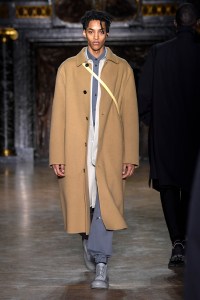 Model on the catwalk