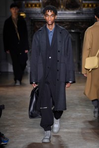 Model on the catwalk