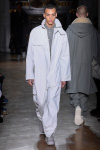 Model on the catwalk