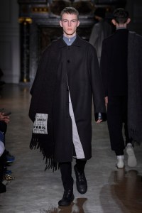 Model on the catwalk